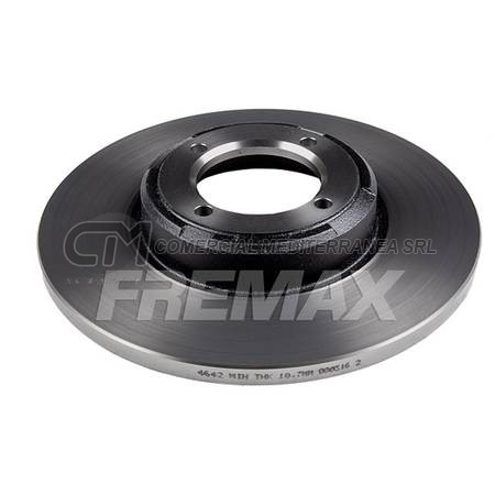 DISCO DE FRENO FREMAX PEUGEOT 504 505 PICK UP 4 AGUJEROS DELANTERO