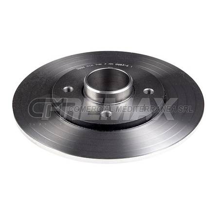 DISCO DE FRENO FREMAX RENAULT R19 CLIO TRAS. SOLIDO