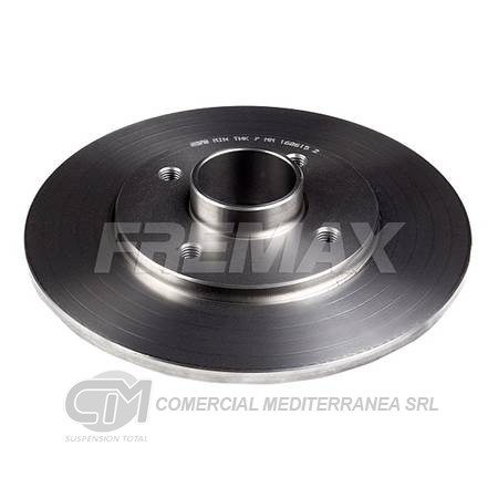 DISCO DE FRENO FREMAX RENAULT 19 (P ABS) TRASERA SOL.