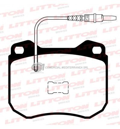 PASTILLA DE FRENOS LITTON PEUGEOT 505 INYECCION TURBO DIESEL 93/..