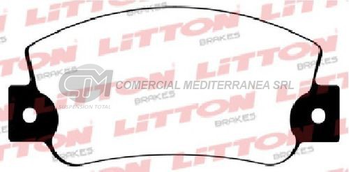 PASTILLA DE FRENOS LITTON RENAULT 12 BREAK CON TAPON METALICO (MET