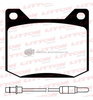 PASTILLA DE FRENOS LITTON PEUGEOT 504/505 82/..DELANTERA