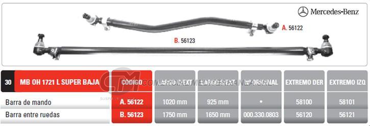 BARRA MANDO MB OH1721L PINTARELLI