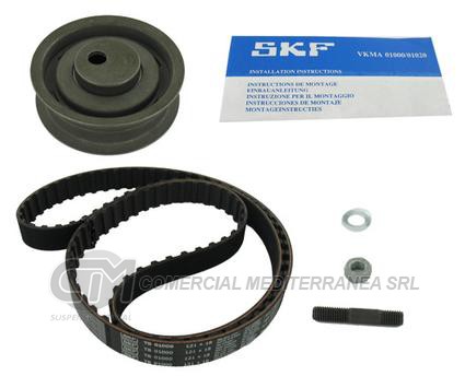 KIT DISTRIBUCION TENSOR+CORREA SKF VOLKSWAGEN / FORD 1.6 - 1.8 - 2.0 MOTOR