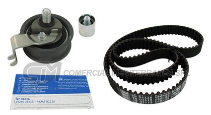 KIT DISTRIBUCION TENSOR+CORREA SKF VOLKSWAGEN GOLF IV/BORA 1.8T - AUDI A3/A