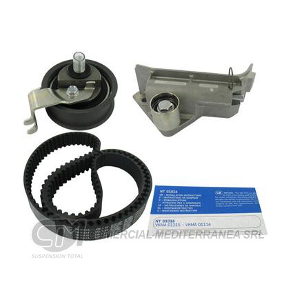 KIT DISTRIBUCION TENSOR+CORREA SKF VOLKSWAGEN BORA/SHARAN/SEAT TOLEDO/LEON/