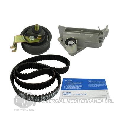 KIT DISTRIBUCION TENSOR+CORREA SKF VOLKSWAGEN BORA/GOLF 1.8