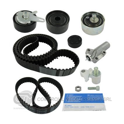 KIT DISTRIBUCION TENSOR+CORREA SKF VOLKSWAGEN PASSAT 2.5 TDI MOTOR BAU/BDG/