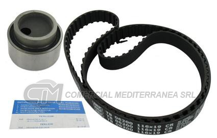 KIT DISTRIBUCION TENSOR+CORREA SKF FIAT UNO 1.1 / REGATTA 1.3
