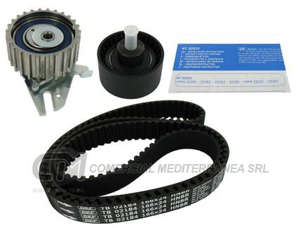 KIT DISTRIBUCION TENSOR+CORREA SKF FIAT PUNTO/STILO 1.8 16V