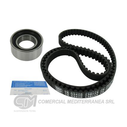 KIT DISTRIBUCION TENSOR+CORREA SKF FIAT DUNA/UNO/FIORINO 1.4 / 1.6 MOTOR TI
