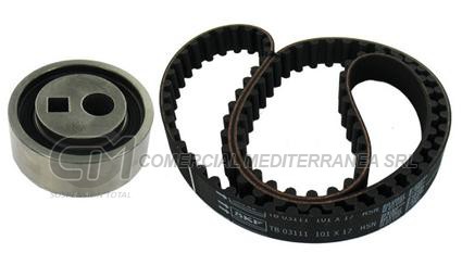 KIT DISTRIBUCION TENSOR+CORREA SKF PEUGEOT 206/106/306-PARTNER 1.6 8V