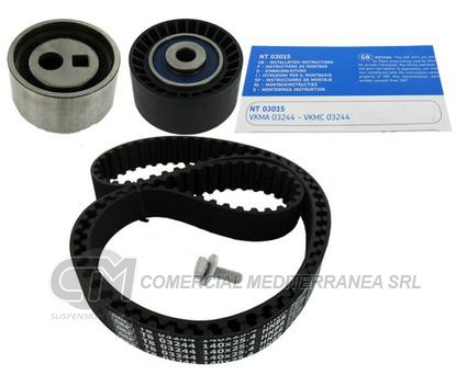 KIT DISTRIBUCION TENSOR+CORREA SKF PEUGEOT 206/306/PARTNER - CITROEN BERLIN