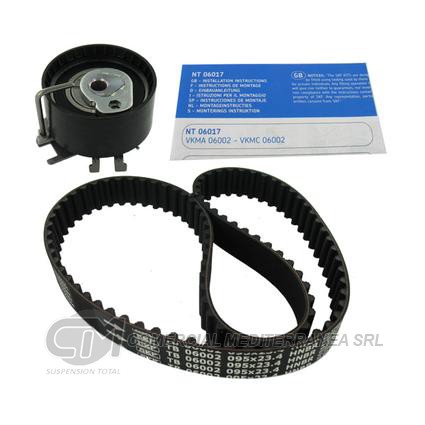 KIT DISTRIBUCION TENSOR+CORREA SKF RENAULT CLIO II / KANGOO 1.2 16V (D4F)