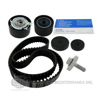 KIT DISTRIBUCION TENSOR+CORREA SKF RENAULT MEGANE/SCENIC/LAGUNA/KANGOO/CLIO