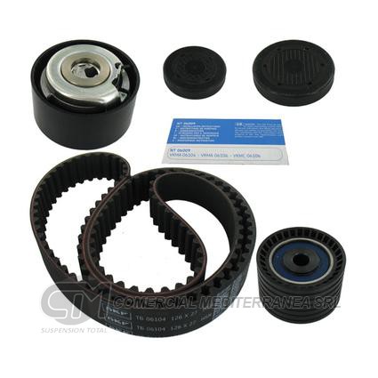 KIT DISTRIBUCION TENSOR+CORREA SKF RENAULT DUSTER/OROCH/FLUENCE 2.0 16V F4R