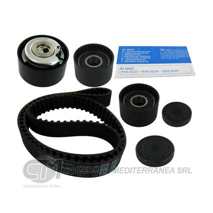 KIT DISTRIBUCION TENSOR+CORREA SKF RENAULT MEGANE 2.0 16V F4R 01/04