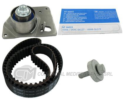 KIT DISTRIBUCION TENSOR+CORREA SKF RENAULT LAGUNA II 1.9 DCI - MEGANE II 1.