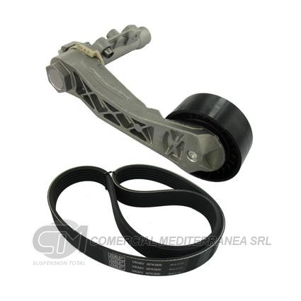 KIT ACCESORIOS TENSOR+CORREA PEUGEOT 207/208/308/508/2008/3008/5008/PARTNER/RCZ / CITROEN