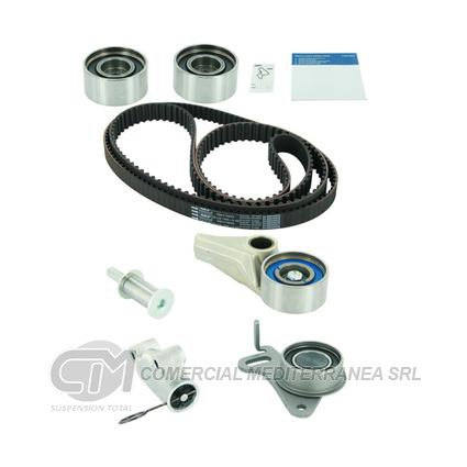 KIT DISTRIBUCION TENSOR+CORREA SKF MITSUBISHI L-200 2.5 DI-D 4D56 MODELO KB