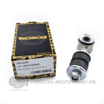 BIELETA ESTABIL. FIAT DUCATO (93/) AMBAS MANOS LARGO 111 MM PERNOS