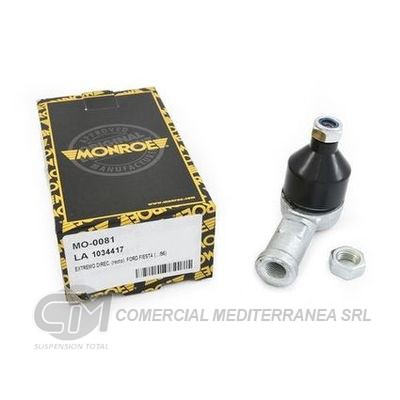 EXTREMO DE DIRECCION (RECTO) FORD KA 96/08 AMBAS MANOS LARGO 70 MM ROSCA H 1/2X20 HILOS