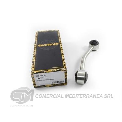 BIELETA ESTABIL. PEUGEOT 405 90/95 AMBAS MANOS LARGO 195 MM OJAL - OJAL