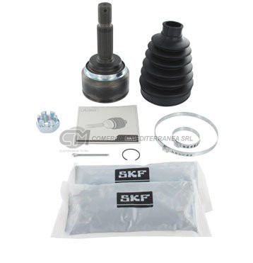 SEMIEJES SKF FORD FIESTA 02/.. LARGO: 618 MM IZQUIERD