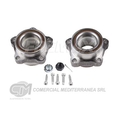 RODAMIENTOS CON MAZAS FORD TRANSIT 2.4 TDI 01/.. MAZA RUEDA DELANTERA 45X115X53 -