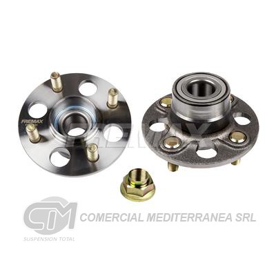 RODAMIENTOS CON MAZAS HONDA CITY/FIT 04/08 FRENO A TAMBOR - SIN ABS MAZA DE RUEDA