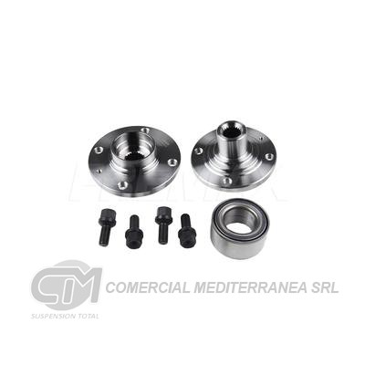 MAZAS Y PUNTA DE EJE RUEDA VOLKSWAGEN GOLF/POLO CLASSIC/CADDY SIN ABS DELANTERA 4 AGUJE