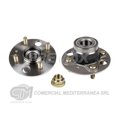 RODAMIENTOS CON MAZAS HONDA CIVIC 1.7 D17A9 01/07 SIN ABS MAZA DE RUEDA TRASERA 30