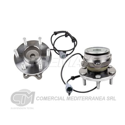 RODAMIENTOS CON MAZAS NISSAN FRONTIER 2.5 4X2 09/.. CON ABS MAZA DE RUEDA DELANTER
