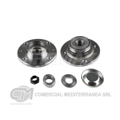 RODAMIENTOS CON MAZAS PEUGEOT 206 1.6 8V 99/08 SIN ABS MAZA DE RUEDA TRASERA 25X12