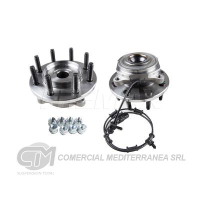 RODAMIENTOS CON MAZAS DODGE RAM 2500 09/12 CON ABS MAZA DE RUEDA DELANTERA 205 MM