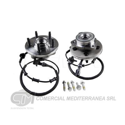 RODAMIENTOS CON MAZAS FORD EXPLORER 4X4 02/05 CON ABS MAZA DE RUEDA DELANTERA CON