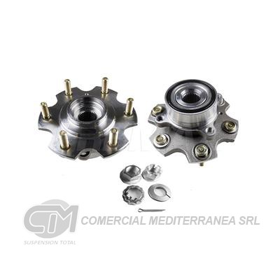 MAZAS Y PUNTA DE EJE RUEDA MITSUBISHI MONTERO FULL 00-06 SIN ABS DELANTERA EXTERIOR 169