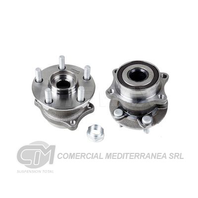RODAMIENTOS CON MAZAS SUBARU IMPREZA/LEGACY/FORESTER/XV 2.0 16V-2.5 16V C/ABS MAZA