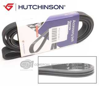 CORREAS POLY-V ELASTICAS HUTCHINSON FIAT DOBLO 1.4 16V FIRE OEM 55227895