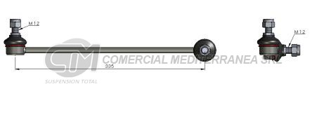 BIELETA DE SUSPENSION DEI CAS AUDI A3 03--> / Q3 12--> / TT 06--> // D