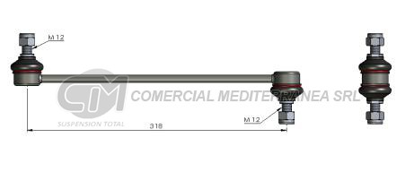 BIELETA DE SUSPENSION DEI CAS AUDI A4 2000 --> // DELANTERA