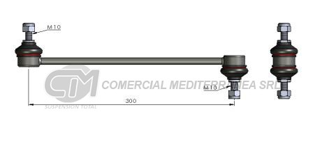 BIELETA DE SUSPENSION DEICAS DE BARRA ESTAB- PEUGEOT PARTNER/306