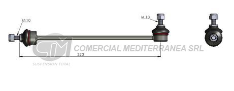 BIELETA DE SUSPENSION DEI CAS CITROEN XANTIA 95--> /AX 95--> / SAXO 96