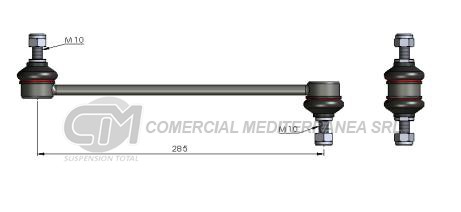 BIELETA DE SUSPENSION DEICAS CHERY TIGGO 08/. // DELANTERA