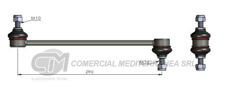 BIELETA DE SUSPENSION DEI CAS FIAT QUBO 11--> / FIORINO QUBO 08--> / L