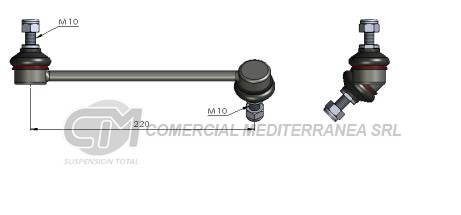 BIELETA DE SUSPENSION DEI CAS FIAT IDEA 04--> / PALIO 03--> GENERACION