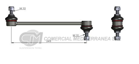 BIELETA DE SUSPENSION DEI CAS FORD FOCUS / ORION 93--> /MONDEO / KA 97