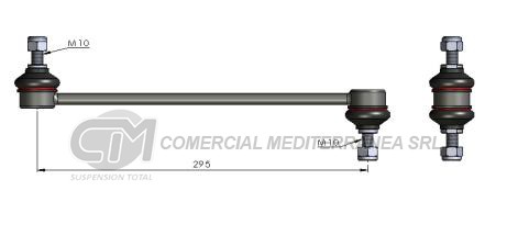 BIELETA DE SUSPENSION DEI  FORD FOCUS KINETIC 04--> / KUGA 10--> / CAS