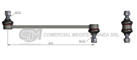 BIELETA DE SUSPENSION DEI CASCHEVROLET ASTRA 99--> / ZAFIRA 99--> /CR
