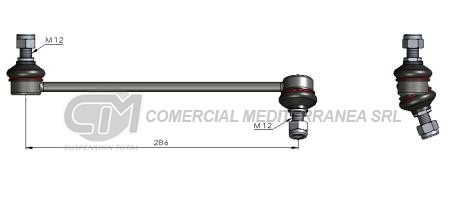 BIELETA DE SUSPENSION DEI CAS CHEVROLET CAPTIVA 06--> / TRACKER 2012 /